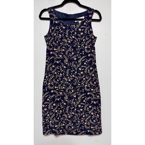 Vintage Barami 100% Silk Botanical‎ Dress Size 0 Dark Academia Old Money Office